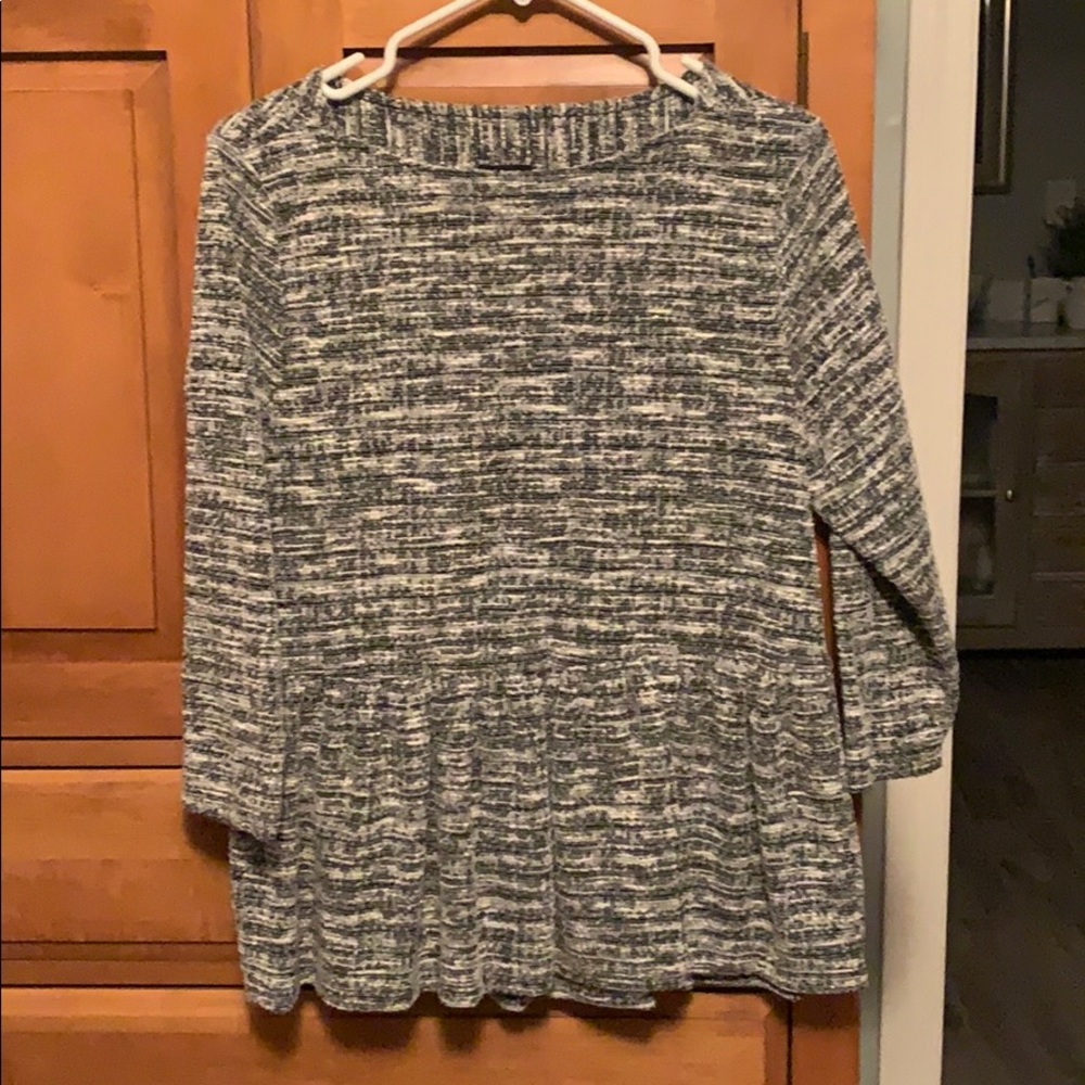Peplum 3/4length sleeve too